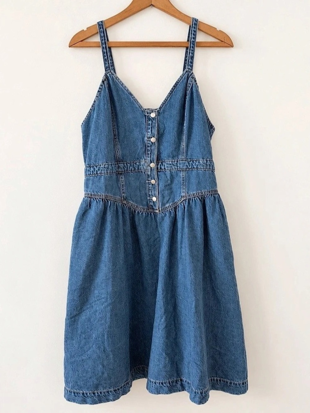 Universal Thread Denim Button Front Dress Size 16